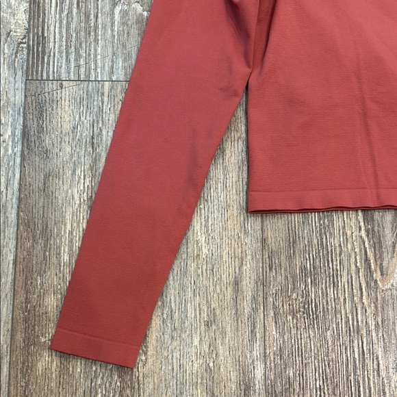 SPIRITUAL GANGSTER Shayla Seamless Long Sleeve in Rosewood Rose Women's Size M/L - Picture 3 of 9